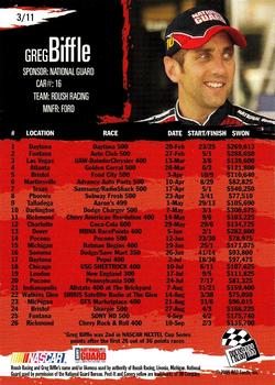 2005 Press Pass UMI Chase for the Nextel Cup #3 Greg Biffle Back