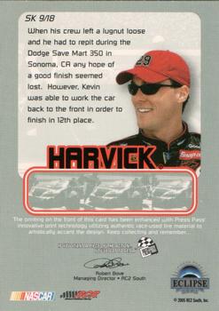 2005 Press Pass Eclipse - Skidmarks #SK 9 Kevin Harvick Back