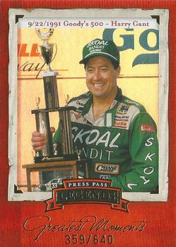 2005 Press Pass Legends - Greatest Moments #GM 9 Harry Gant Front