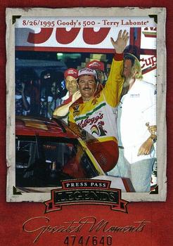 2005 Press Pass Legends - Greatest Moments #GM 13 Terry Labonte Front