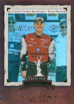 2005 Press Pass Legends - Greatest Moments #GM 16 Kevin Harvick Front