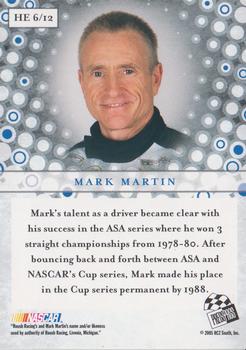 2005 Press Pass Legends - Heritage #HE 6 Mark Martin Back
