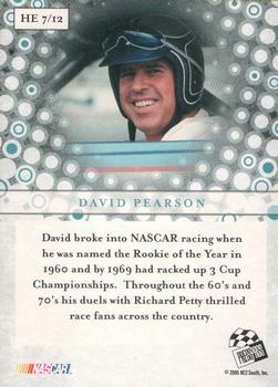 2005 Press Pass Legends - Heritage #HE 7 David Pearson Back