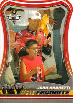 2005 Press Pass Optima - Fan Favorite #FF 1 John Andretti Front