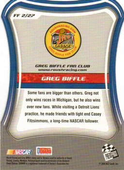 2005 Press Pass Optima - Fan Favorite #FF 2 Greg Biffle Back