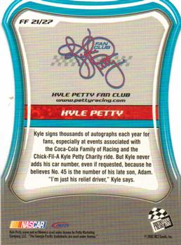 2005 Press Pass Optima - Fan Favorite #FF 21 Kyle Petty Back