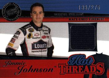 2005 Press Pass Premium - Hot Threads Drivers #HTD 2 Jimmie Johnson Front