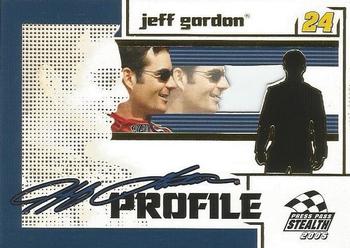 2005 Press Pass Stealth - Profile #PR 1 Jeff Gordon Front