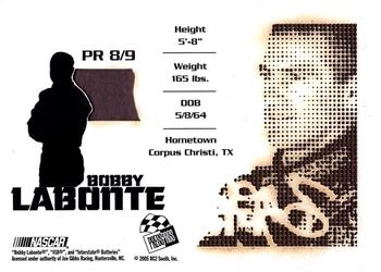 2005 Press Pass Stealth - Profile #PR 8 Bobby Labonte Back