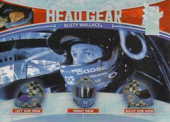 2005 Press Pass VIP - Head Gear Transparent #HG 11 Rusty Wallace Front