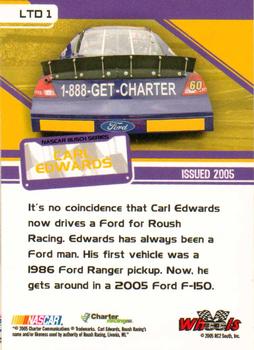 2005 Wheels American Thunder - License to Drive #LTD 1 Carl Edwards Back