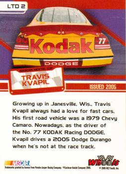 2005 Wheels American Thunder - License to Drive #LTD 2 Travis Kvapil Back