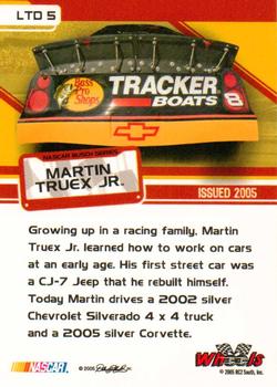 2005 Wheels American Thunder - License to Drive #LTD 5 Martin Truex Jr. Back