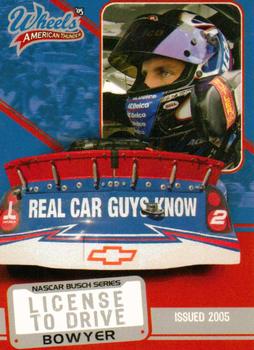 2005 Wheels American Thunder - License to Drive #LTD 7 Clint Bowyer Front