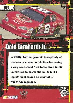 2006 Press Pass - Blaster Wal-Mart #DEA Dale Earnhardt Jr. Back