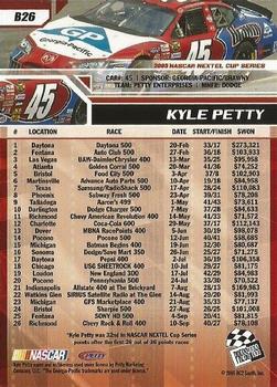 2006 Press Pass - Blue #B26 Kyle Petty Back