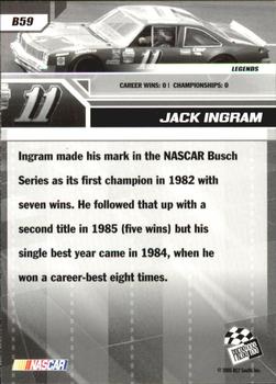 2006 Press Pass - Blue #B59 Jack Ingram Back