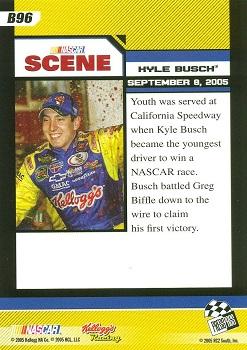 2006 Press Pass - Blue #B96 Kyle Busch Back