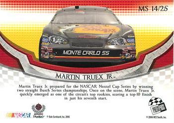 2006 Press Pass Collectors Series Making the Show #MS 14 Martin Truex Jr. Back