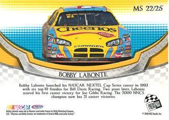 2006 Press Pass Collectors Series Making the Show #MS 22 Bobby Labonte Back