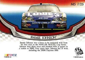 2006 Press Pass Collectors Series Making the Show #MS 7 Jimmie Johnson Back