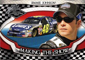 2006 Press Pass Collectors Series Making the Show #MS 7 Jimmie Johnson Front