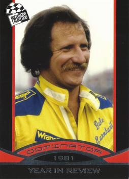 2006 Press Pass Dominator Dale Earnhardt #6 Dale Earnhardt '81 Year in Review Front