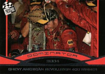 2006 Press Pass Dominator Dale Earnhardt Jr. #18 Dale Earnhardt Jr. '04 Chevy 400 Win Front