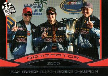 2006 Press Pass Dominator Dale Earnhardt Jr. #27 Dale Earnhardt Jr./Truex Jr. '05 Owner BGN Champ. Front