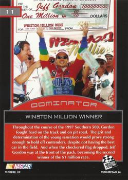 2006 Press Pass Dominator Jeff Gordon #11 Jeff Gordon '97 Winston Win Back