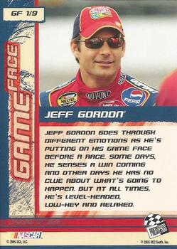 2006 Press Pass - Game Face #GF 1 Jeff Gordon Back