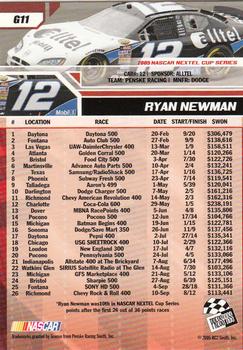2006 Press Pass - Gold #G11 Ryan Newman Back
