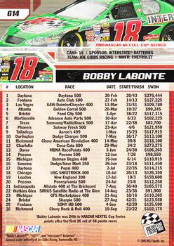 2006 Press Pass - Gold #G14 Bobby Labonte Back