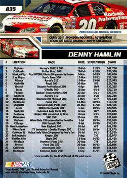 2006 Press Pass - Gold #G35 Denny Hamlin Back