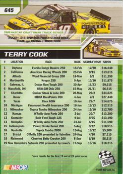 2006 Press Pass - Gold #G45 Terry Cook Back
