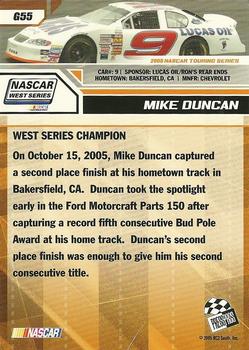 2006 Press Pass - Gold #G55 Mike Duncan Back
