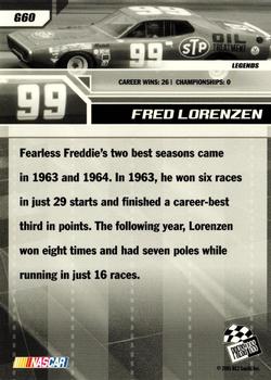 2006 Press Pass - Gold #G60 Fred Lorenzen Back