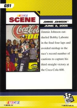 2006 Press Pass - Gold #G91 Jimmie Johnson Back