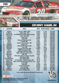 2006 Press Pass - Platinum #P35 Denny Hamlin Back