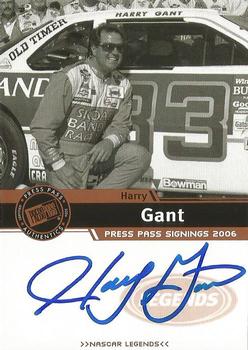 2006 Press Pass - Signings #NNO Harry Gant Front