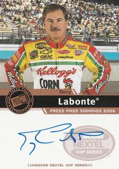 2006 Press Pass - Signings #NNO Terry Labonte Front