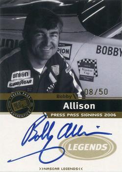 2006 Press Pass - Signings Gold #NNO Bobby Allison Front