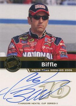 2006 Press Pass - Signings Gold #NNO Greg Biffle Front