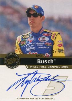 2006 Press Pass - Signings Gold #NNO Kyle Busch Front