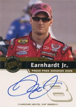 2006 Press Pass - Signings Gold #NNO Dale Earnhardt Jr. Front
