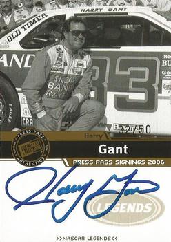 2006 Press Pass - Signings Gold #NNO Harry Gant Front