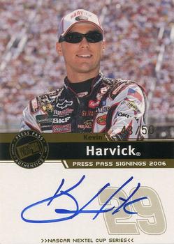 2006 Press Pass - Signings Gold #NNO Kevin Harvick Front