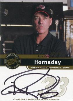 2006 Press Pass - Signings Gold #NNO Ron Hornaday Front