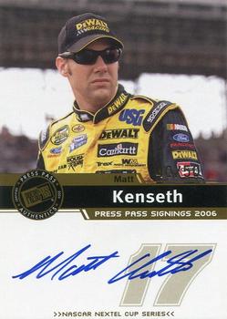 2006 Press Pass - Signings Gold #NNO Matt Kenseth Front
