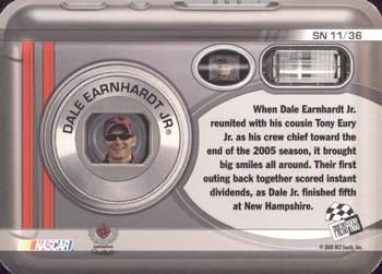 2006 Press Pass - Snapshots #SN 11 Dale Earnhardt Jr. Back